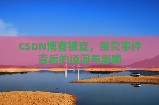 CSDN博客被查，探究事件背后的原因与影响
